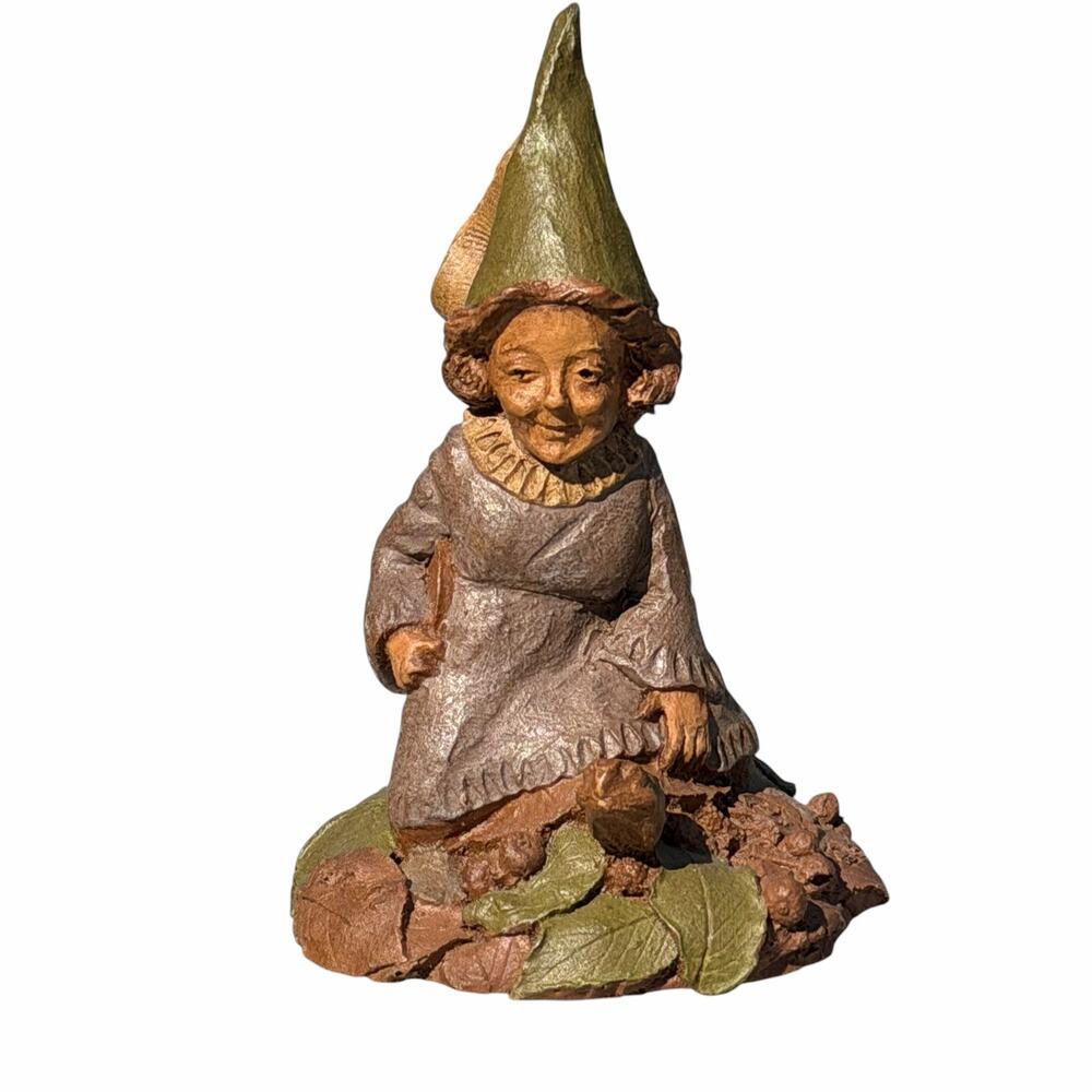 Tom Clark Jennie Gnome Figurine #29 with COA Cairn Studios 1980's Fairycore
